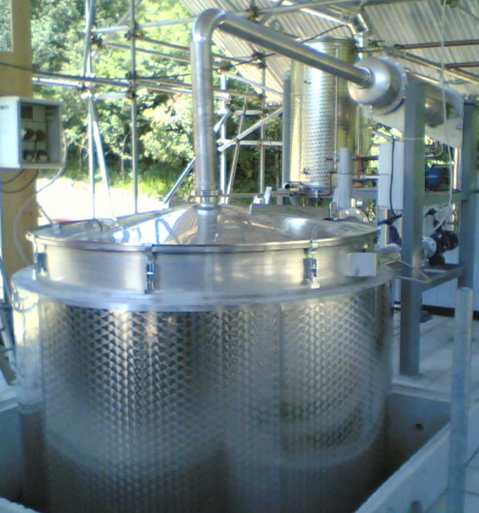 Royal Catering Distillatore Oli Essenziali e Acqua RCAD 20B Acciaio Inox, 30-110 °C, 2000 W, 20 Litri, Diametro 250 mm 